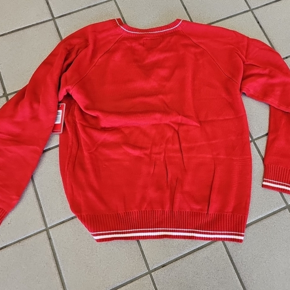 NWT Tipsy Elves Women's Size XL Canada Canadian Maple Leaf Vneck Sweater - Picture 2 of 11